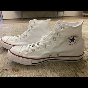 NEW Converse white hi-tops
